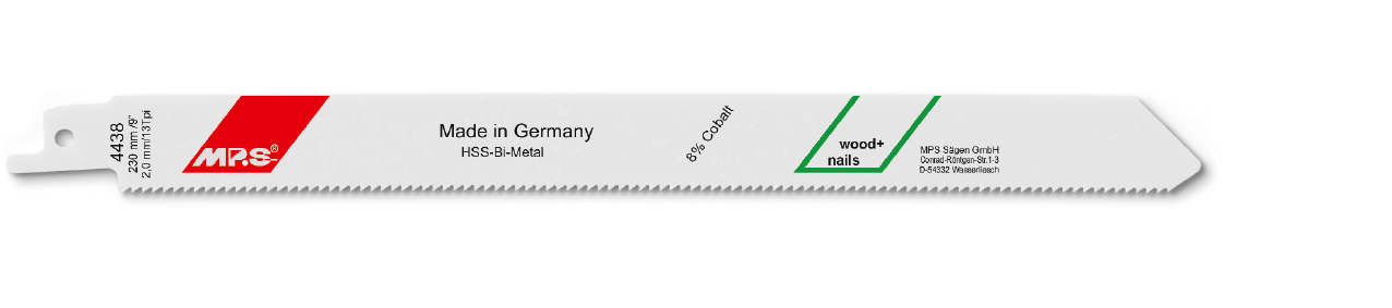 5x MPS Säbelsägeblatt Länge 230 mm