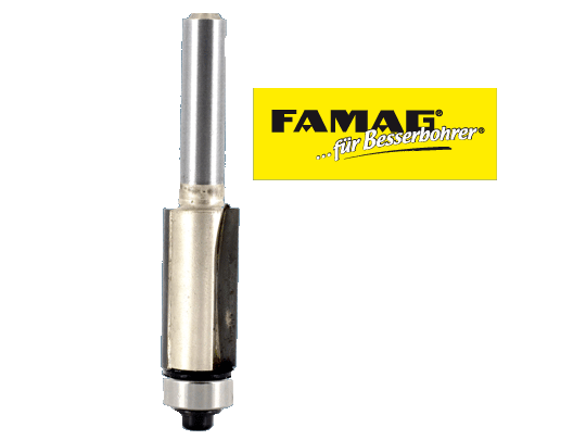 HM Bündigfräser 12.7 mm - Schaft:8 mm Z:2 NL:12.7 GL:60