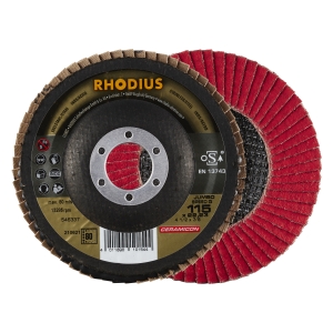 10x Rhodius JUMBO SPEED G Fächerschleifscheibe Korn:80 Ø115mm