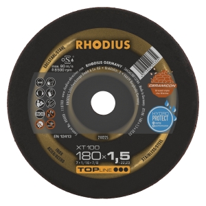 Rhodius XT100 Metall Trennscheibe | Ø180 mm - 1.5 mm -  22.23 mm | gerade