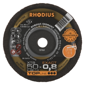 Rhodius XT8 Exact Trennscheibe | Ø50 mm - 0.8 mm -  6 mm | Mini-gerade