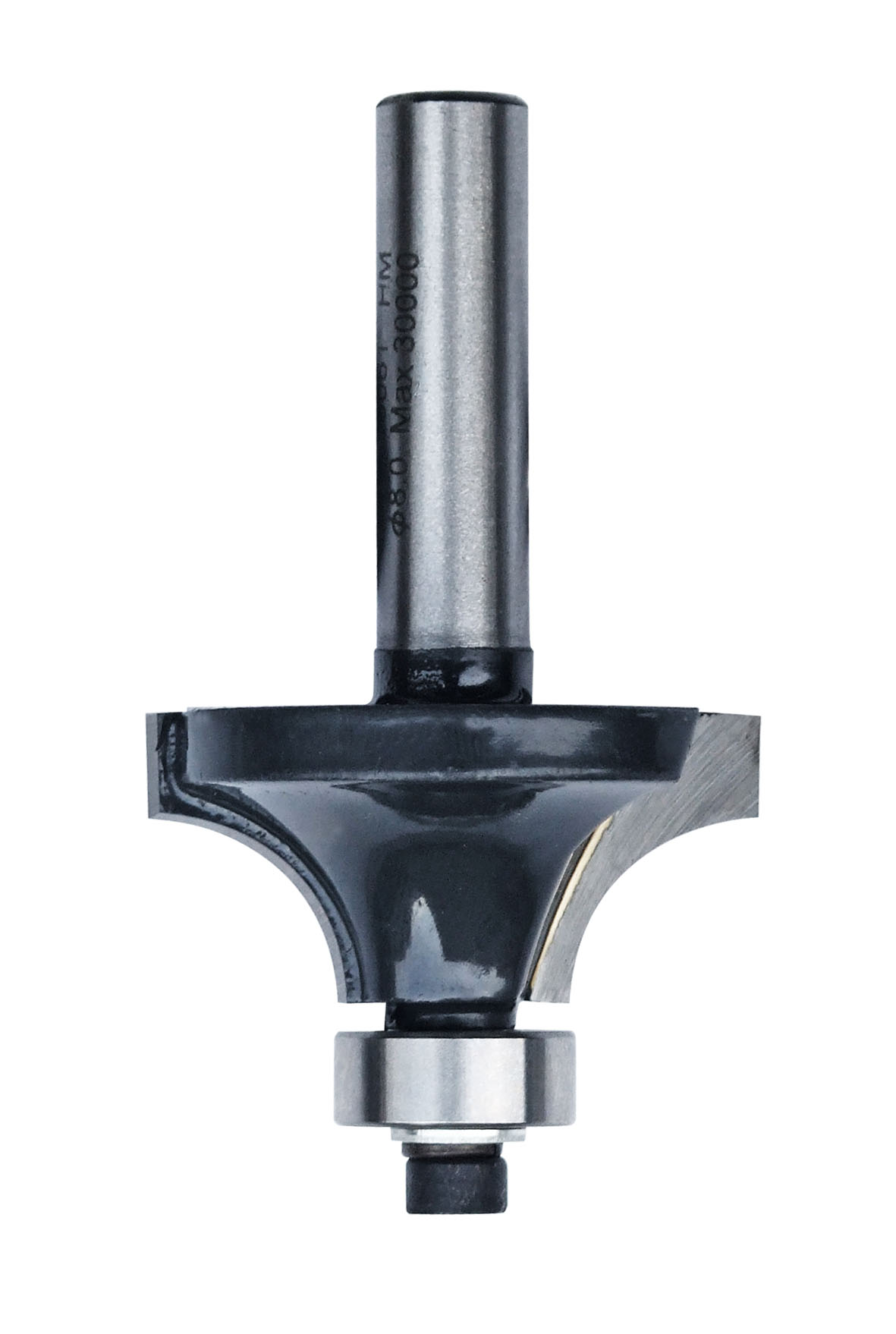 HM Abrundfräser mit Anlauflager 32 mm - Schaft:8 mm Z:2 NL:22