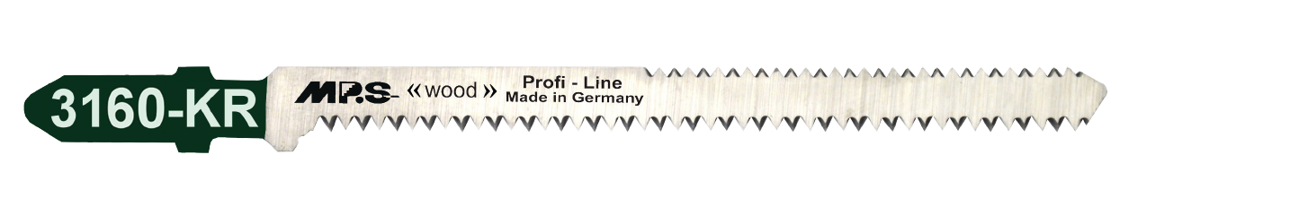 5x MPS 3160-KR Stichsägeblatt Länge 100/75 mm
