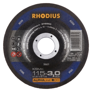 Rhodius KSM Metall Trennscheibe | Ø115 mm - 3 mm -  22.23 mm | gekroepft