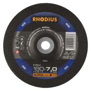 Rhodius KSM Metall Schruppscheibe | Ø180 mm - 7 mm -  22.23 mm | gerade