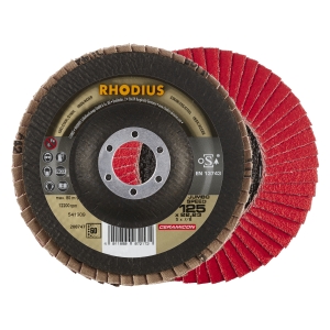 5x Rhodius JUMBO SPEED Fächerschleifscheibe Korn:60 Ø125mm