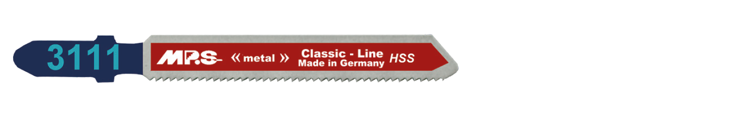 25x MPS 3111 Stichsägeblatt Länge 75/50 mm