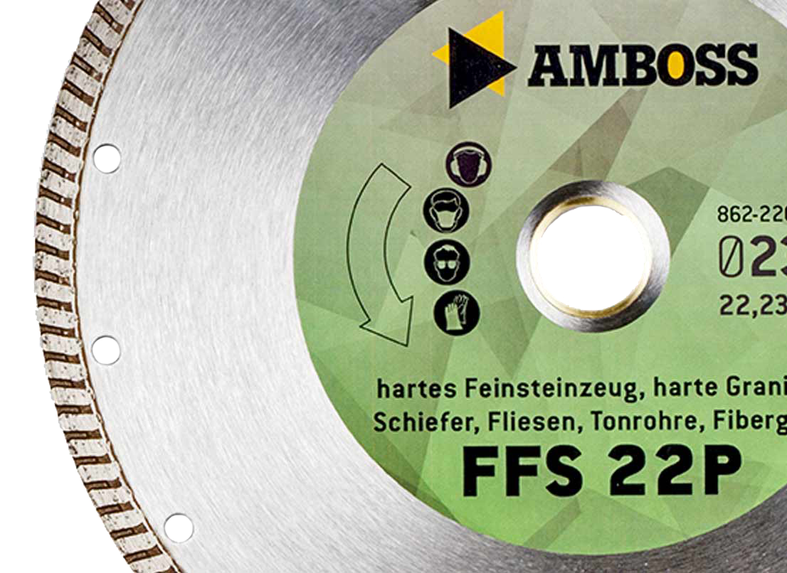 FFS 22P Diamant Trennscheibe 180 x 1.6 x 25.4