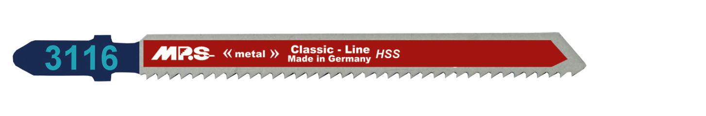 5x MPS 3116 Stichsägeblatt Länge 100/75 mm