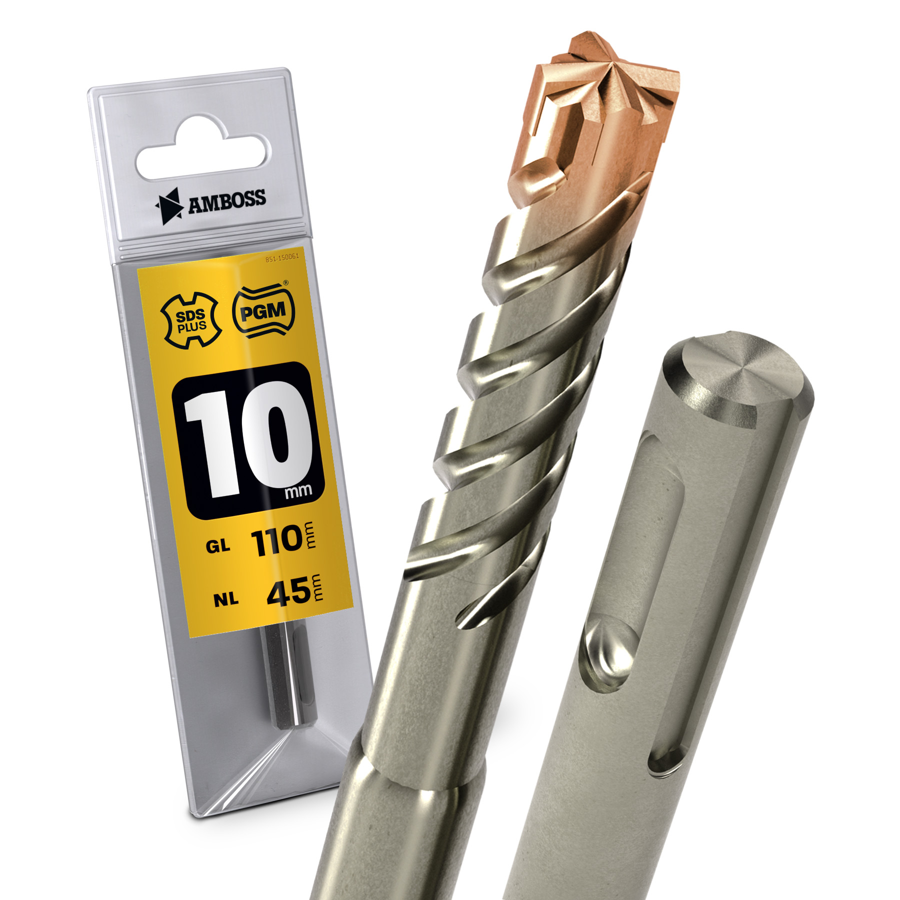 1x Bohrer SDS Plus Schaft - Ø:10 mm - GL: 110 mm