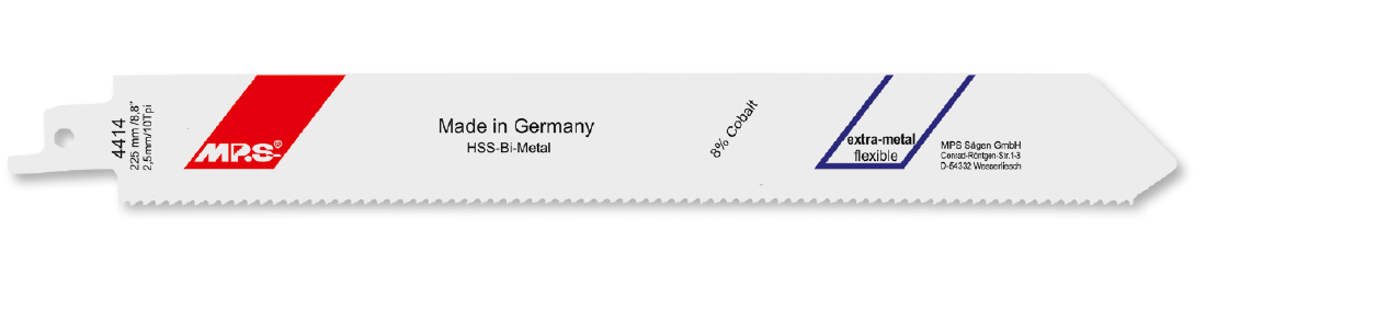 5x MPS BiM Säbelsägeblatt - 225 mm Länge 10-14 ZpZ