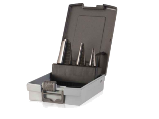 Blechschälbohrer Satz HSS - 3 - 30 mm mm  Schneiden