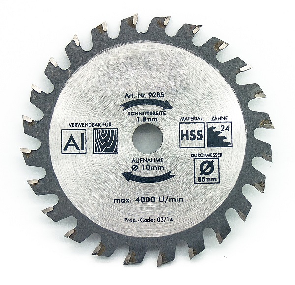 Amboss HSS Kreissägeblatt - 85 x 1.8 x 10 Z24