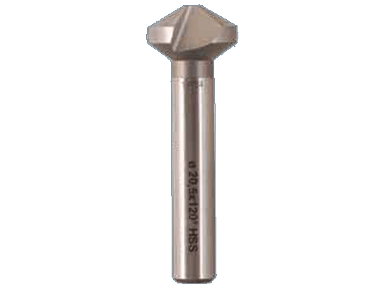 Kegelsenker Werksnorm 120 Grad HSS - Kopf: 10.4 mm Schaft: 6