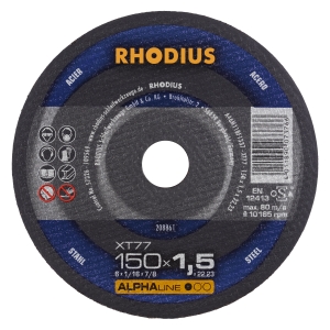 Rhodius XT77 Metall Trennscheibe | Ø150 mm - 1.5 mm -  22.23 mm | gerade