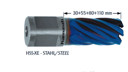 HSS Kernbohrer Ø 18 mm Weldon 19 - bis 30mm