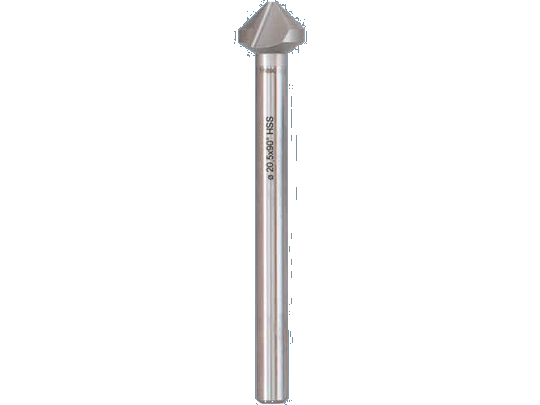 Kegelsenker DIN 335 C 90 Grad mit verlängertem Schaft HSS - Kopf: 10.4 mm Schaft: 8