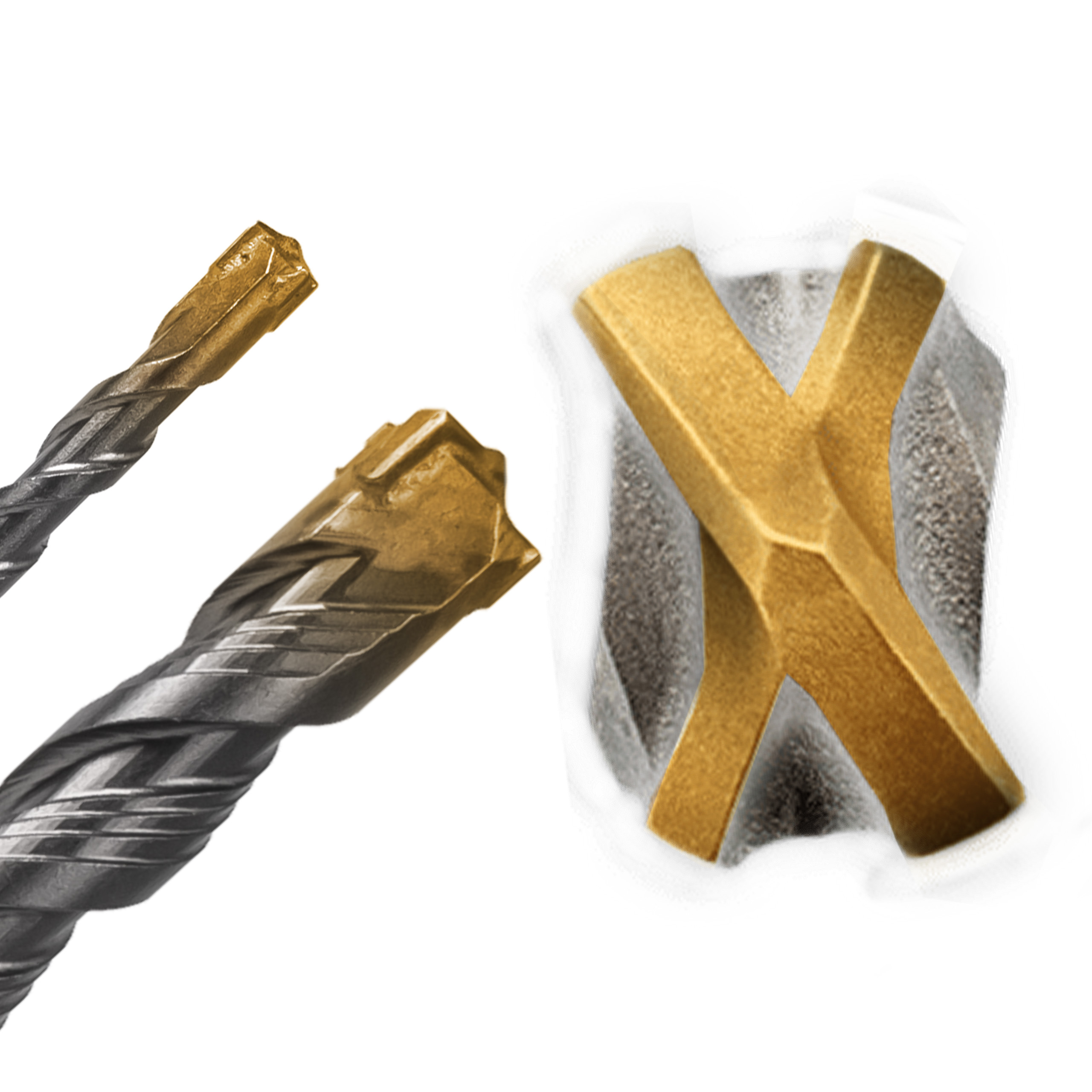 1x Hammerbohrer SDS Plus Schaft - Ø:10 mm - GL: 460 mm