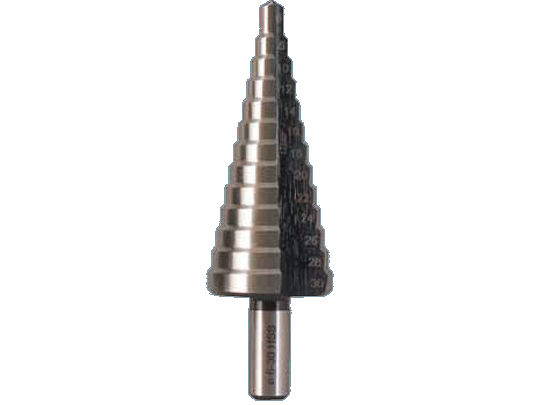 Stufenbohrer HSS - 4 - 12 mm - 5 Stufen
