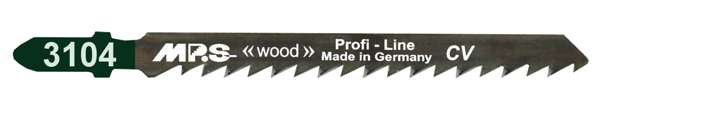 100x MPS 3104 Stichsägeblatt Länge 100/75 mm