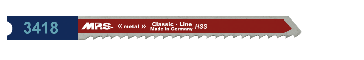 5x MPS 3418 Stichsägeblatt Länge 100/75 mm