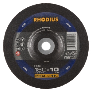 10x Rhodius RS2 Schruppschleifscheibe 180x10x22.23 mm
