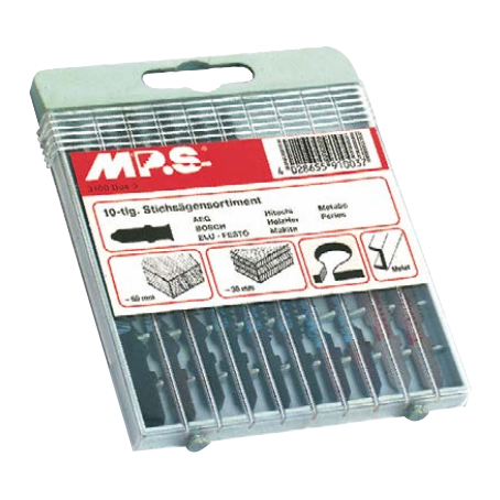 MPS 10tlg. Stichsägeblatt Set - Zur Holz- und Metallbearbeitung (T Schaft)