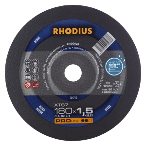 Rhodius XT67 Metall Trennscheibe | Ø180 mm - 1.5 mm -  22.23 mm | gerade