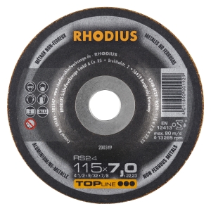 25x Rhodius RS24 Schruppschleifscheibe 115x7x22.23 mm