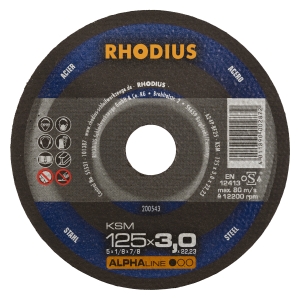 Rhodius KSM Metall Trennscheibe | Ø125 mm - 3 mm -  22.23 mm | gerade