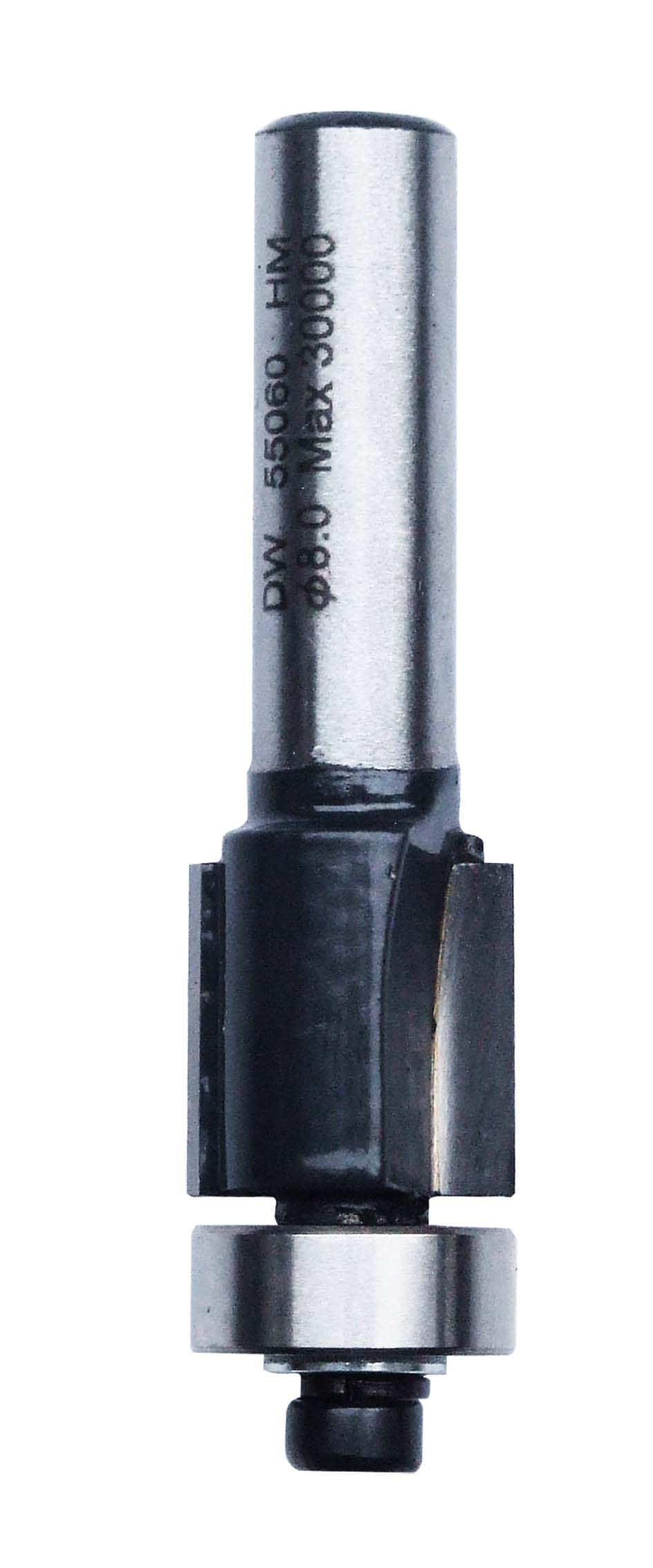 HM Bündigfräser mit Anlauflager 12.7 mm - Schaft:8 mm Z:2 NL:12.7
