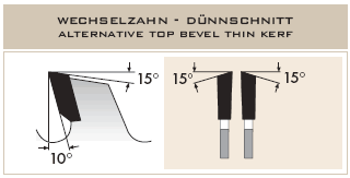 HM Kreissägeblatt - 120 x 1.8/1.2 x 20 Z28 WZ