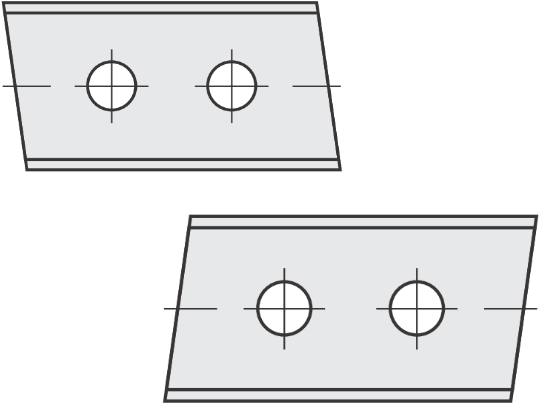 Standard Wendeschneideplatte mit Länge: 30 Breite: 12 Tiefe: 1.5 Winkel: 35 Qualität: KCR08