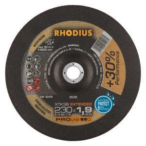 Rhodius XT38 Metall Trennscheibe | Ø230 mm - 1.9 mm -  22.23 mm | gekroepft