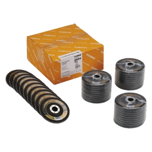 40x Rhodius LSZ F2 Fächerschleifscheibe Korn:80 Ø115mm