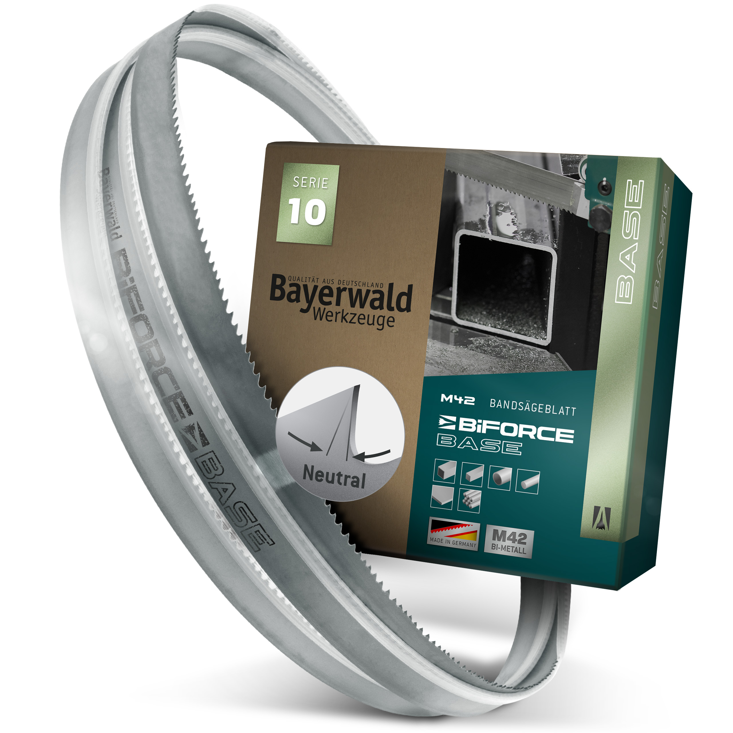 Bayerwald M42 Bandsägeblatt BiFORCE BASE 1430 x 13 x 0.65 x 14 ZpZ