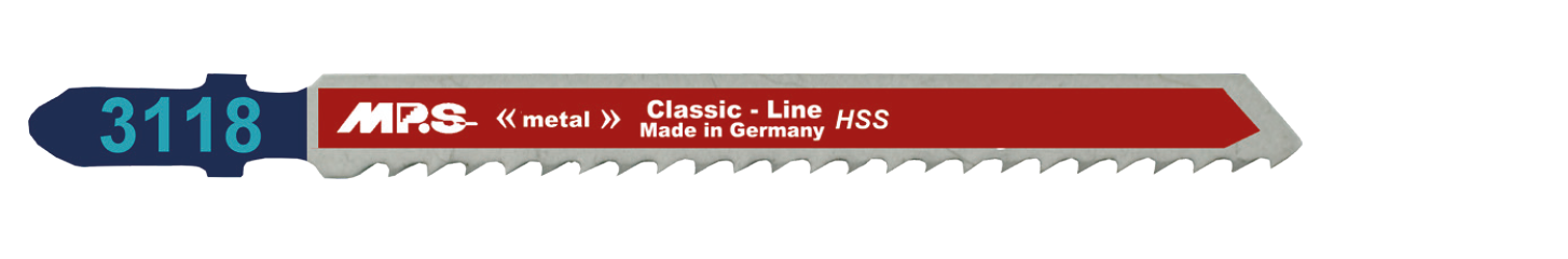 5x MPS 3118 Stichsägeblatt Länge 100/75 mm