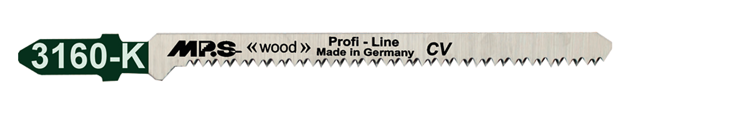 5x MPS 3160-K Stichsägeblatt Länge 100/75 mm
