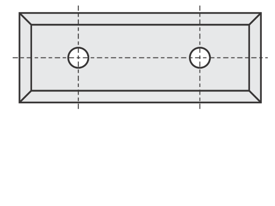 Standard Wendeschneideplatte mit Länge: 29.5 Breite: 10 Tiefe: 1.5 Winkel: 35 Qualität: KCR08