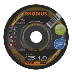 Rhodius XT10 Trennscheibe | Ø125 mm - 1 mm -  22.23 mm | gerade