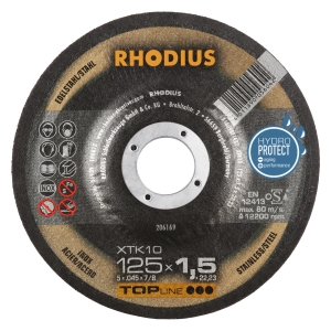 Rhodius XT10 Trennscheibe | Ø125 mm - 1.5 mm -  22.23 mm | gekroepft