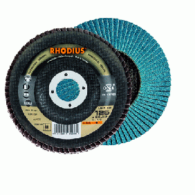 1x Rhodius LSZ F2 Fächerschleifscheibe Korn:40 Ø125mm