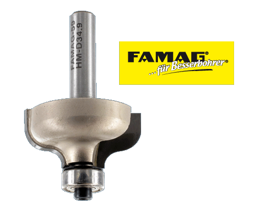 HM  34.9 mm - Schaft:8 mm Z:2 NL:17.5 GL:55.6