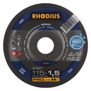 Rhodius XT67 Metall Trennscheibe | Ø115 mm - 1.5 mm -  22.23 mm | gerade