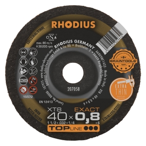Rhodius XT8 Exact Trennscheibe | Ø40 mm - 0.8 mm -  6 mm | Mini-gerade