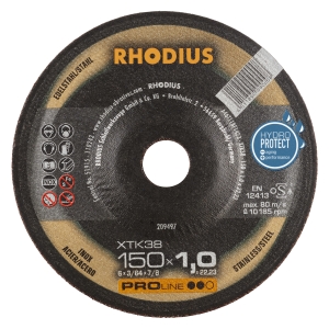 Rhodius XT38 Metall Trennscheibe | Ø150 mm - 1 mm -  22.23 mm | gekroepft