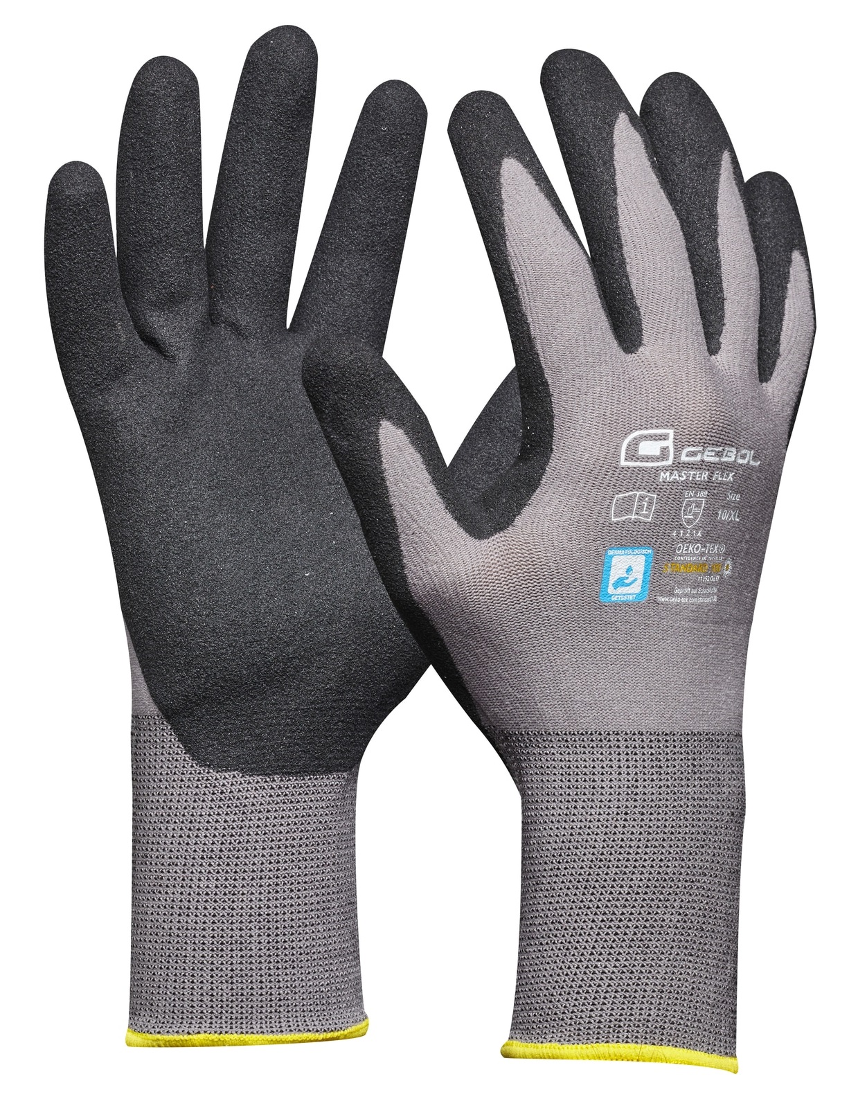 1 Paar Schutzhandschuh Master Flex Gr.9
