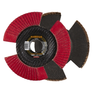10x Rhodius VISION SPEED Fächerschleifscheibe Korn:60 Ø125mm