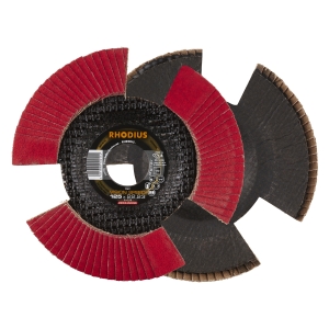 10x Rhodius VISION SPEED Fächerschleifscheibe Korn:120 Ø125mm