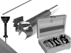 Bormax WS prima Set Durchmesser 16,18,20,22,25mm inkl. Zentriersp. u. Vorbohrer Ø4mm